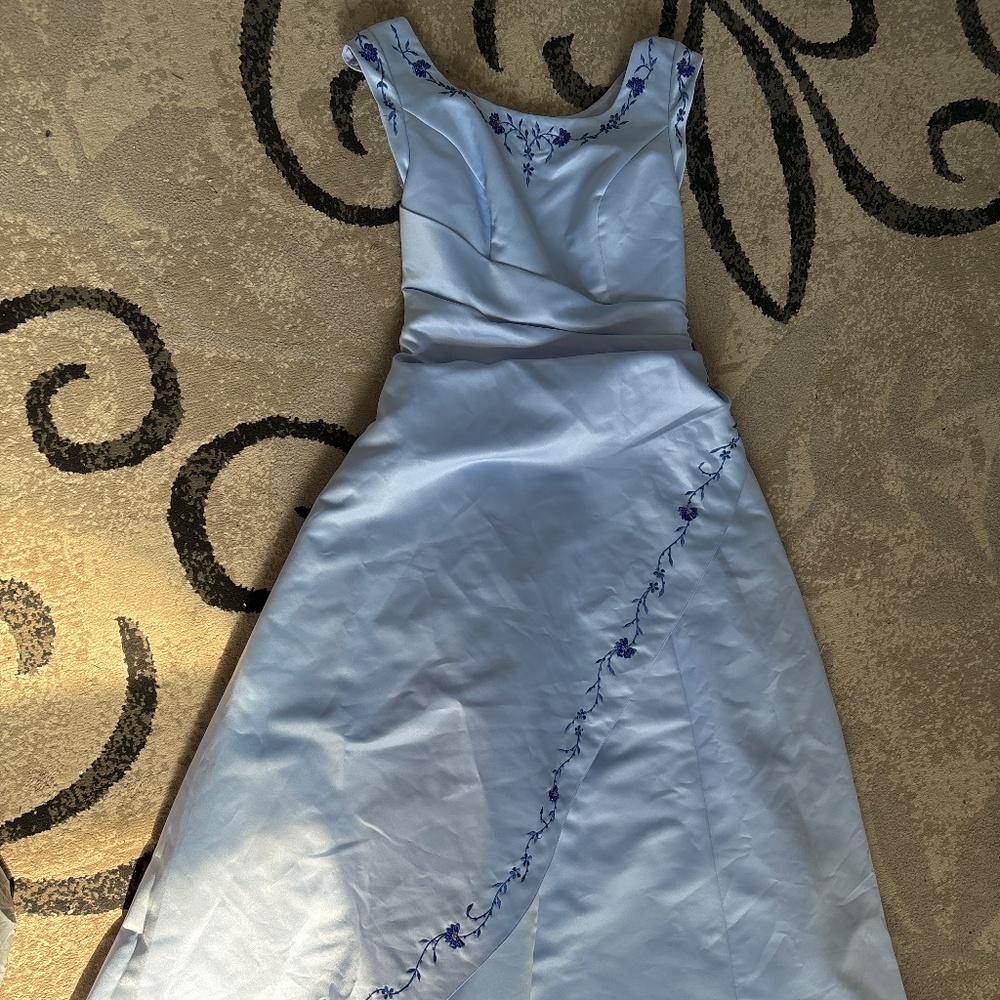 BB Belle lavender prom dress